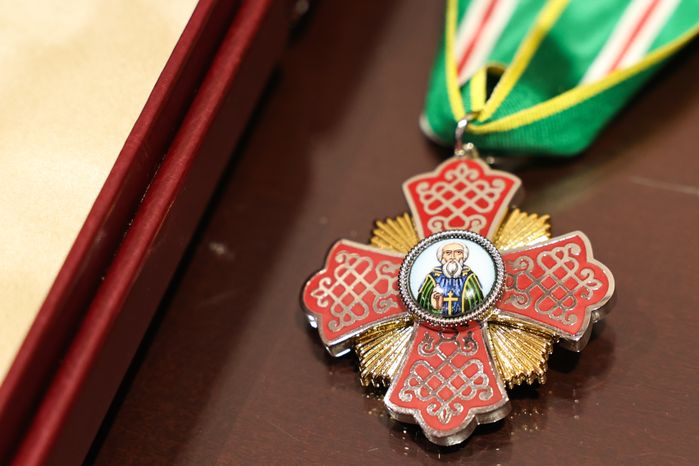 Знак Преподобного Сергия Радонежского