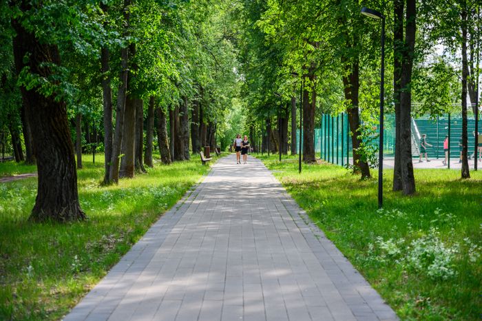 Парк культуры и отдыха им. Олега Степанова в Серпухове летом