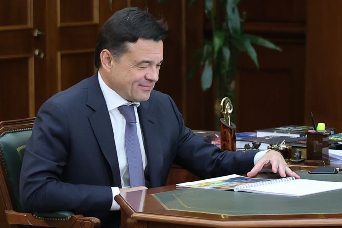 Рабочая встреча Губернатора Подмосковья с главой городского округа Кашира