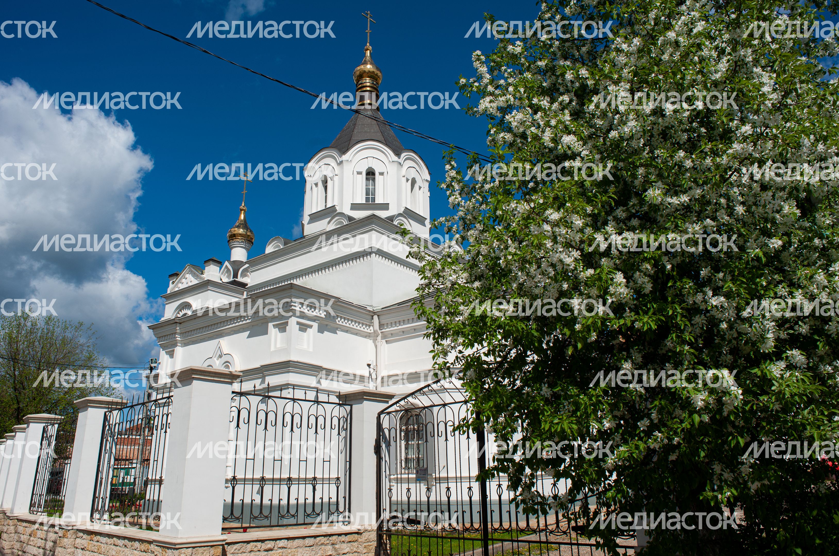 Летние виды города Звенигород