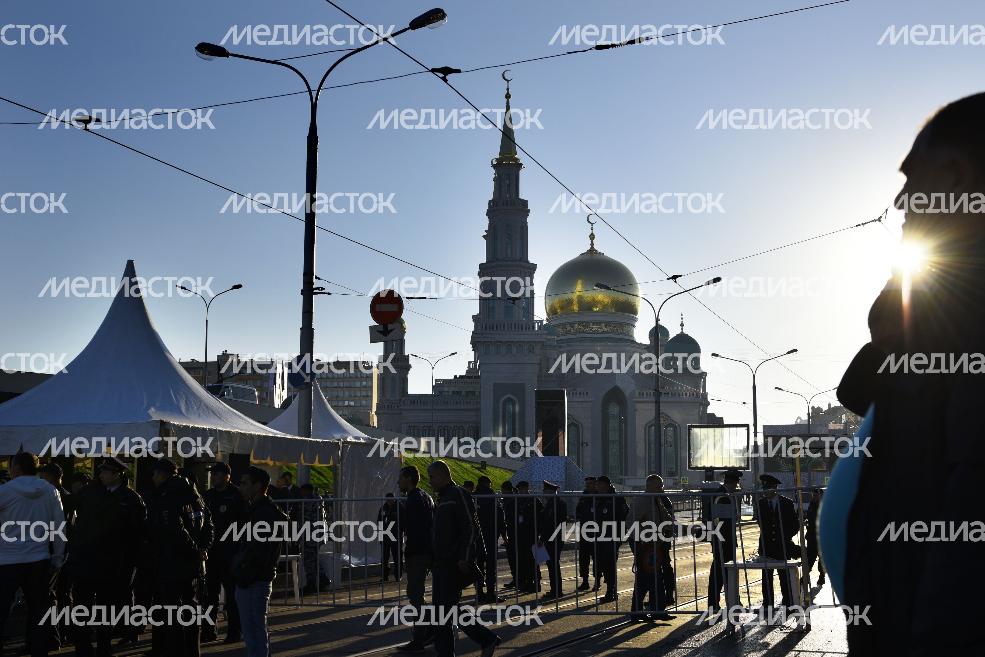 Открытие Соборной мечети после реконструкции в Москве