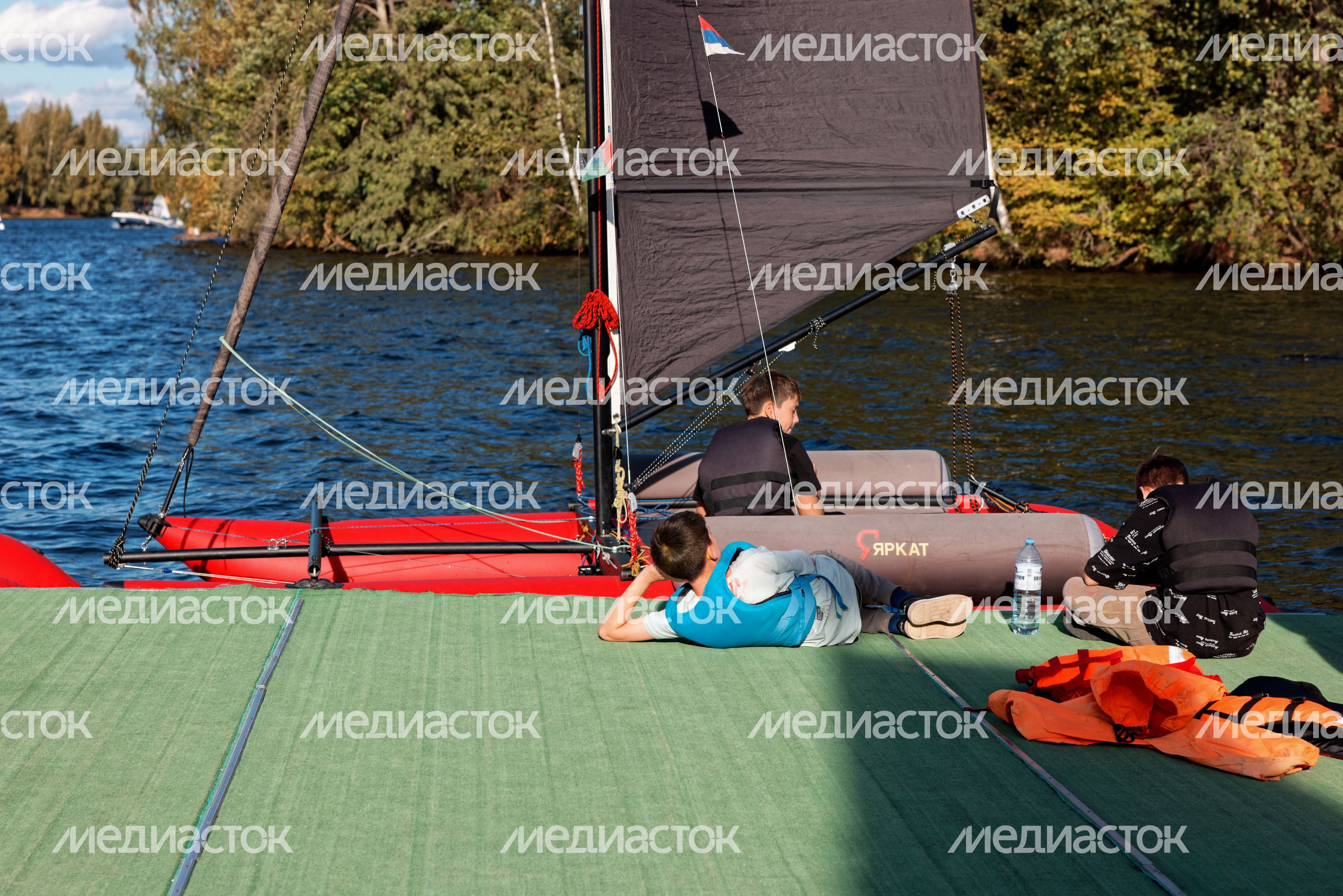 Международная парусная регата на Пироговском водохранилище Международная парусная регата на Пироговском водохранилище
