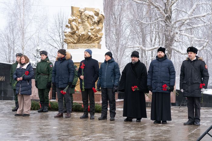 Красногорск. Митинг «Битва под Москвой» в деревне Нефедьево