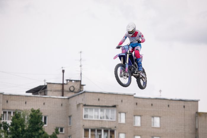 Шоу команды мотофристайла FMX13 в Лобне