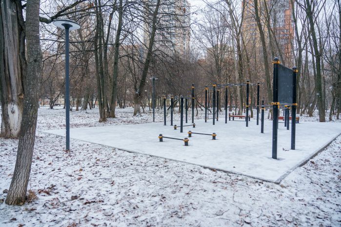 Реутов. Парк культуры и отдыха «Центральный парк». Зима