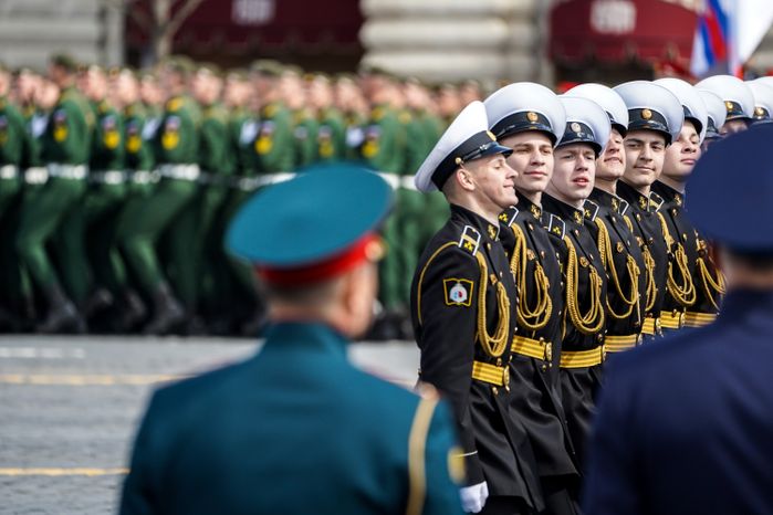Генеральная репетиция парада Победы в Москве в 2021 году