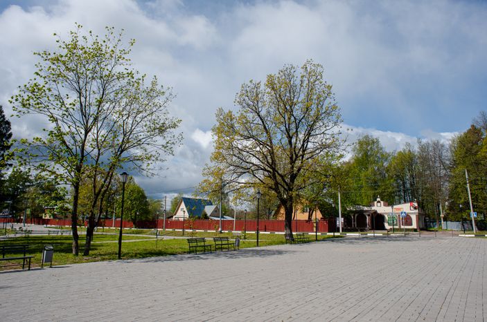 Весенние виды города Хотьково