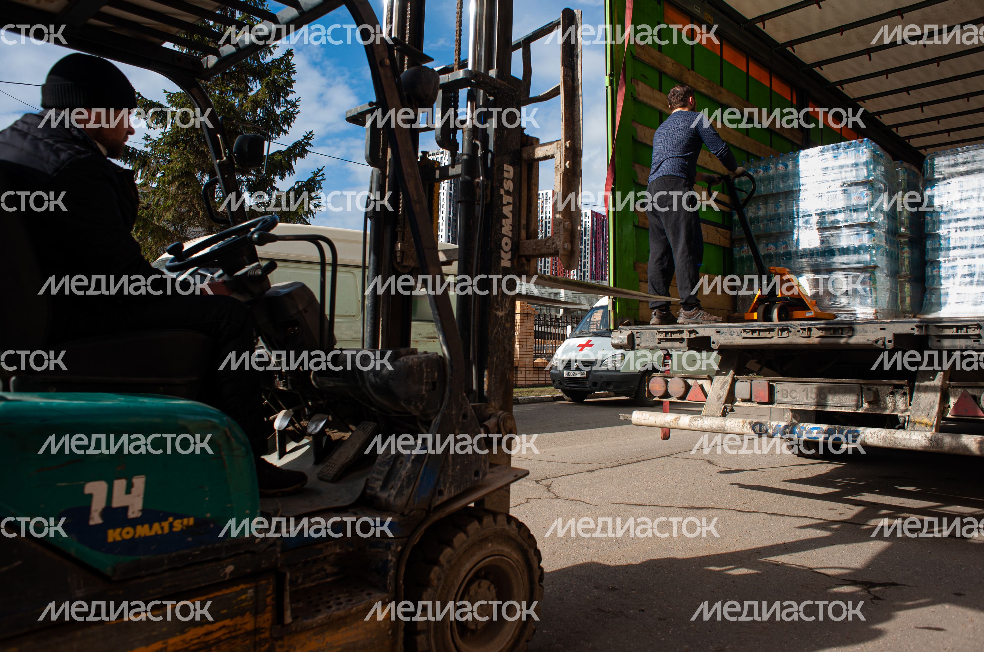 Благотворительная акция совместно с ОНФ в Московской областной станции скорой медицинской помощи города Красногорска