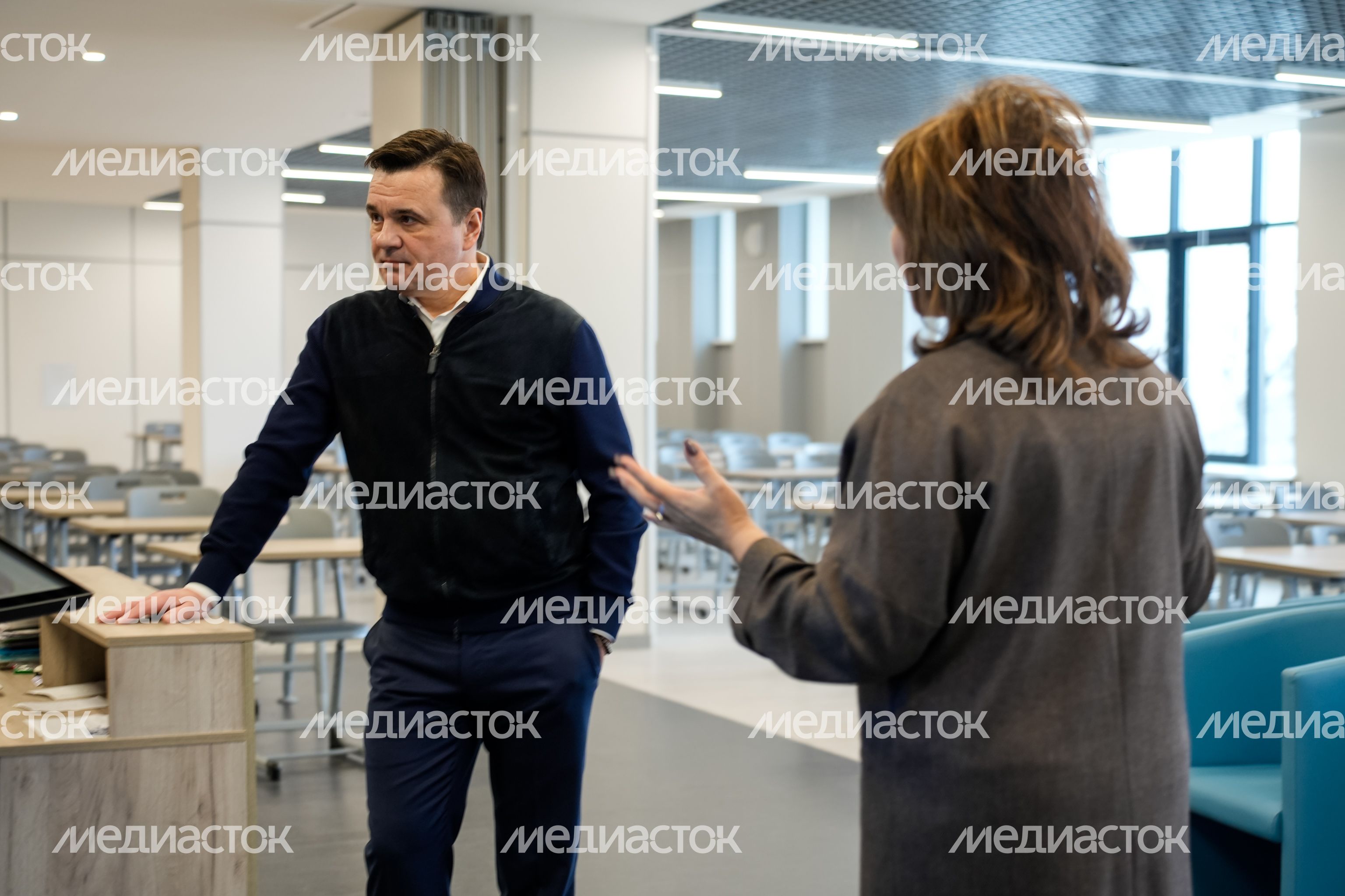 Андрей Воробьёв посетил новое здание физико-математического лицея в Сергиевом Посаде Андрей Воробьёв посетил новое здание физико-математического лицея в Сергиевом Посаде