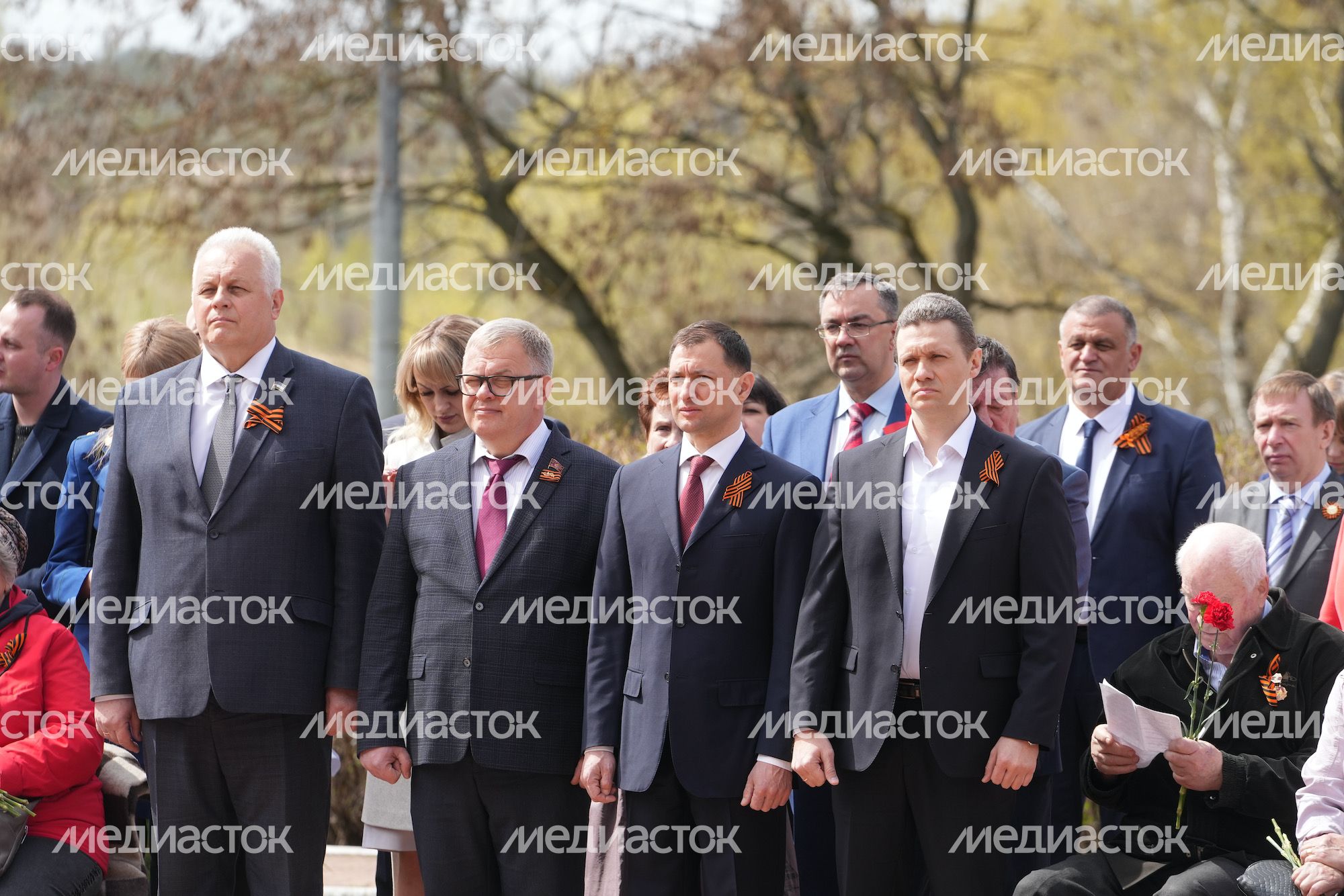 Церемония присвоения почётного звания Московской области «Населённый пункт воинской доблести» посёлку Зендиково