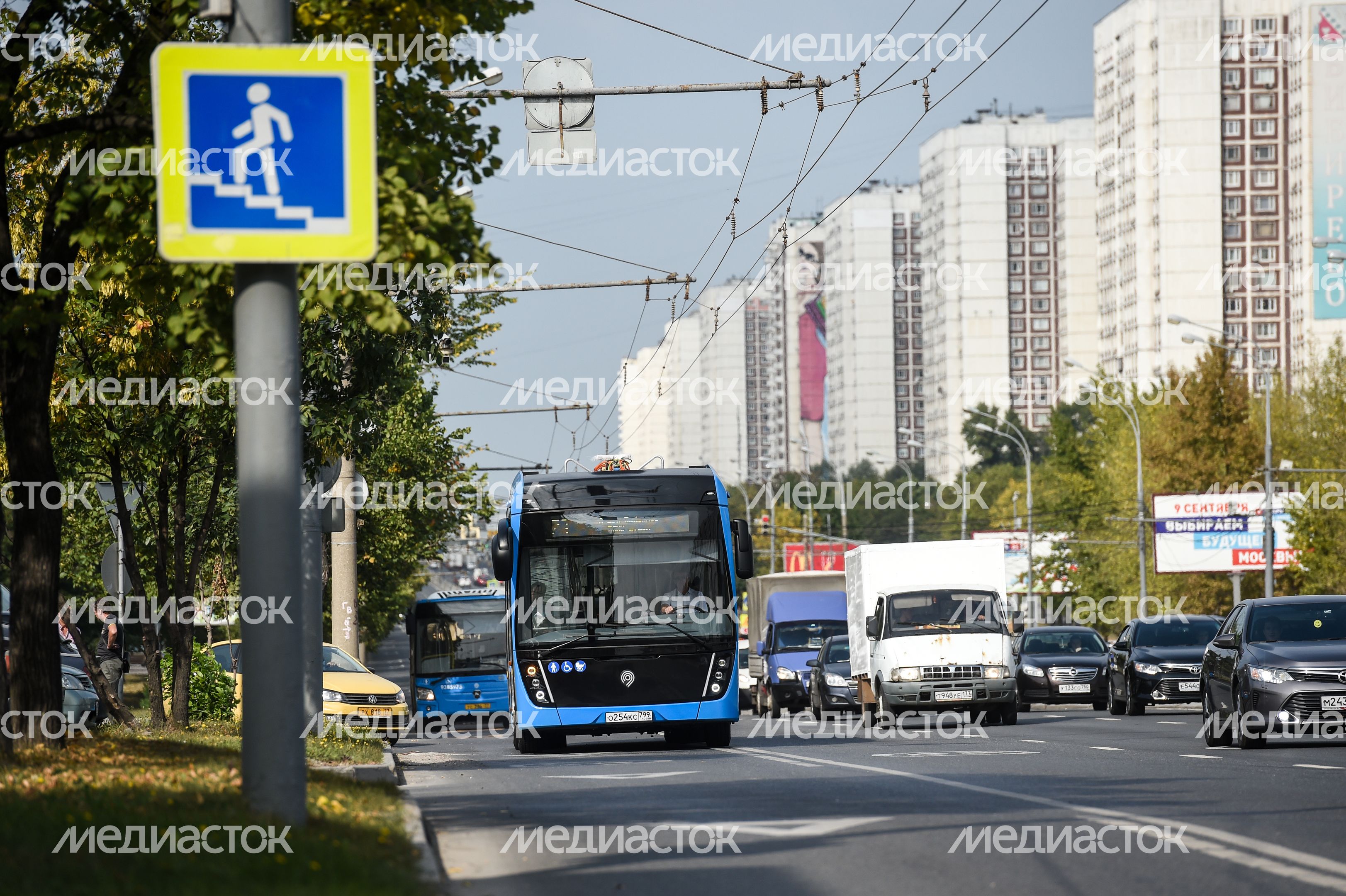 Первый электробус вышел на маршрут в Москве Первый электробус вышел на маршрут в Москве