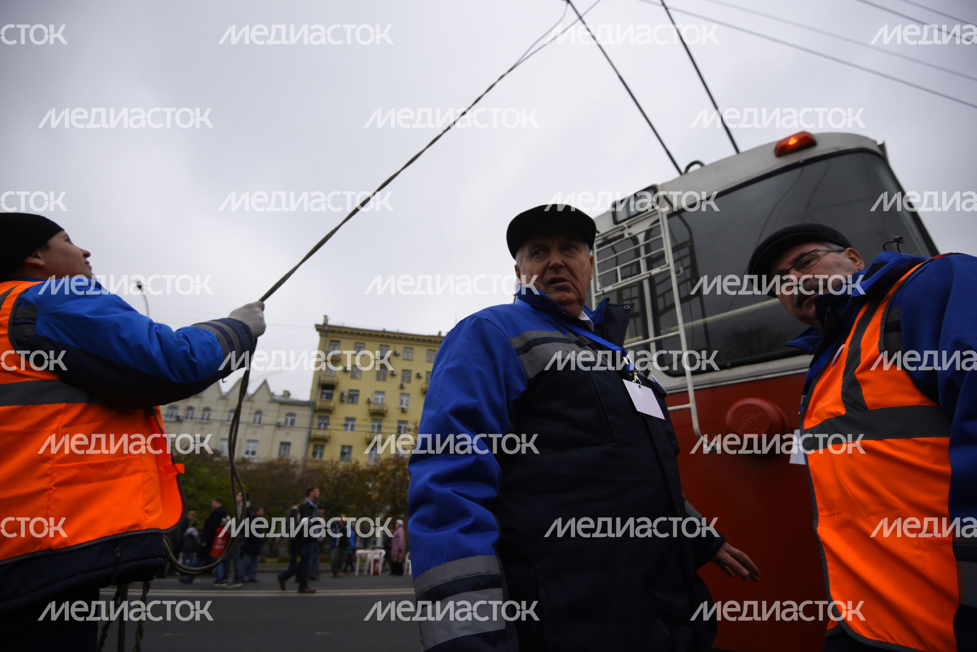 Праздник московского троллейбуса в Москве