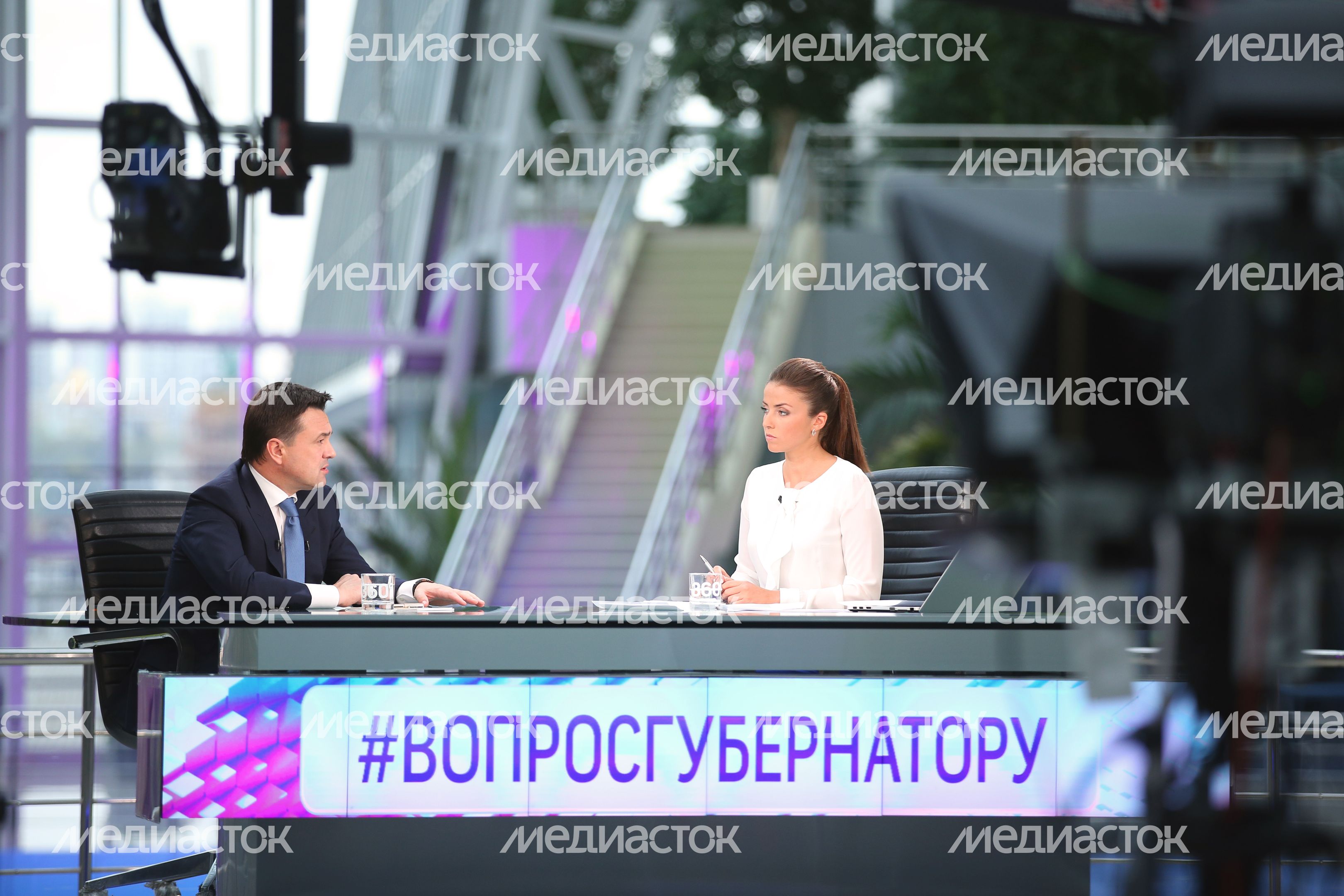 А. Воробьев выступил в прямом эфире телеканала «360° Подмосковье»