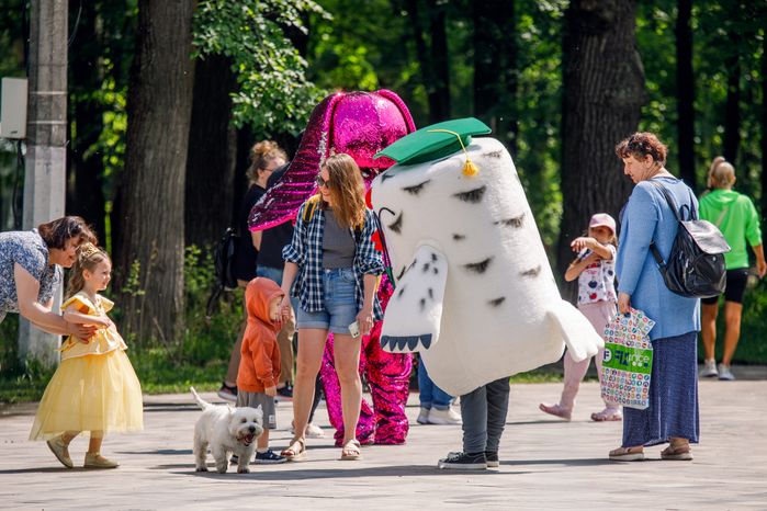 Праздник в честь Дня защиты детей в парке им. Л.Н. Толстого в Химках