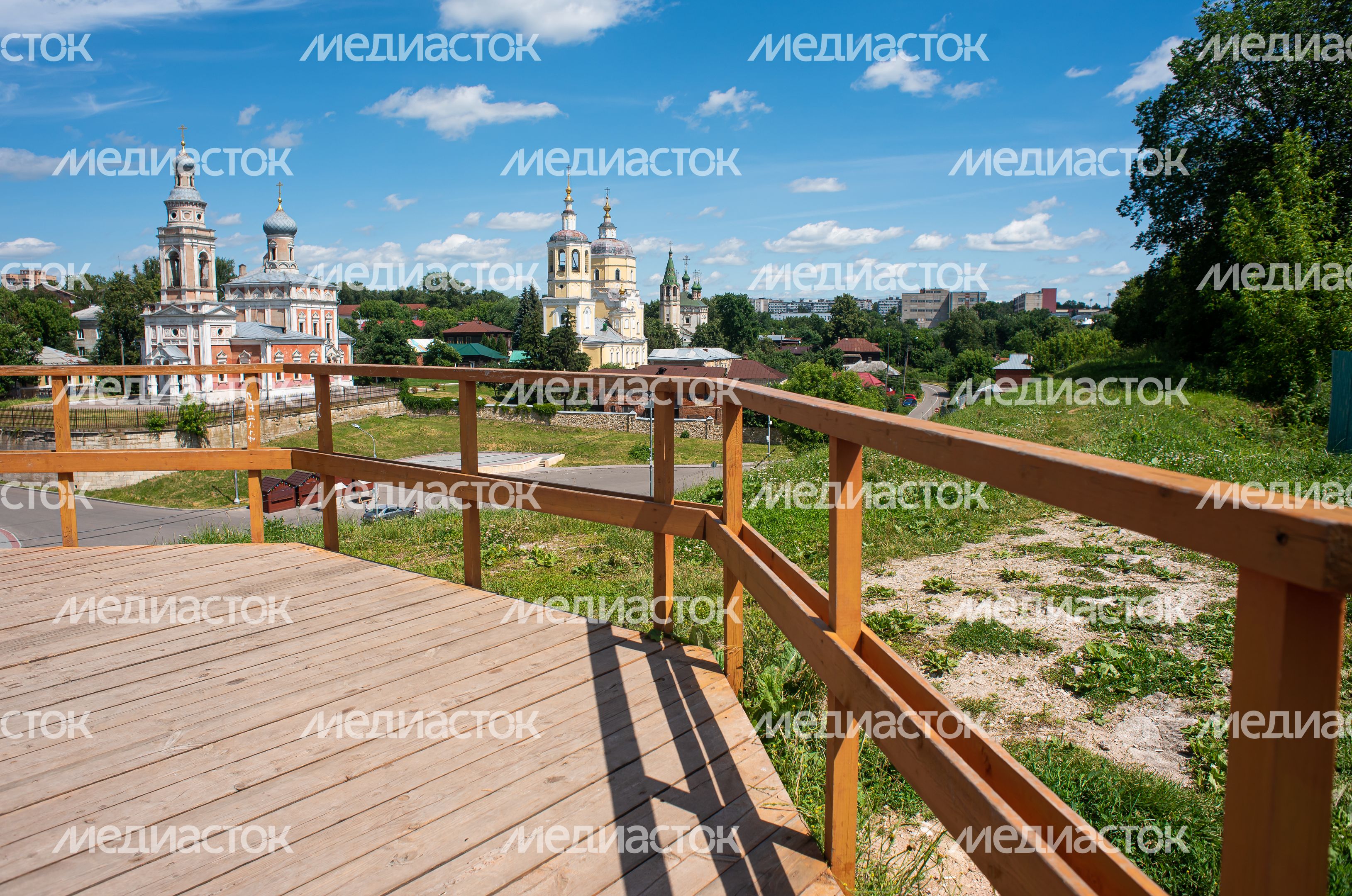 Летние виды города Серпухов