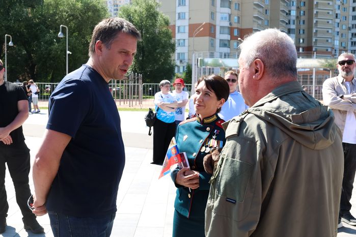 Вячеслав Духин встретился с "Волонтерами Подмосковья" на фестивале регионального движения