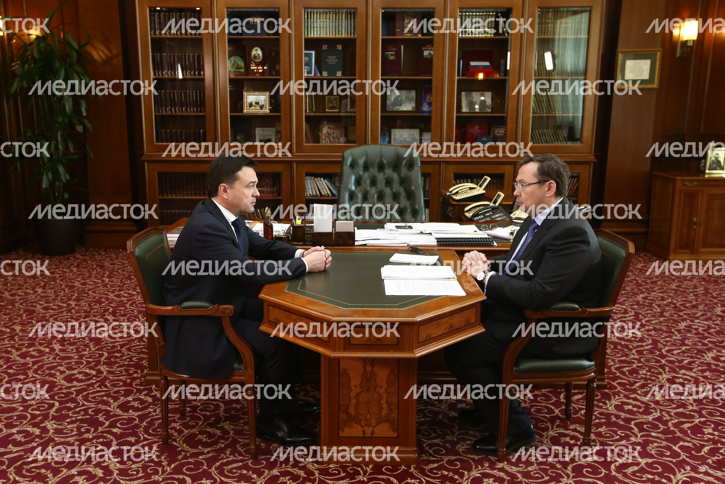 Рабочая встреча губернатора Подмосковья с заместителем председателя Правительства региона