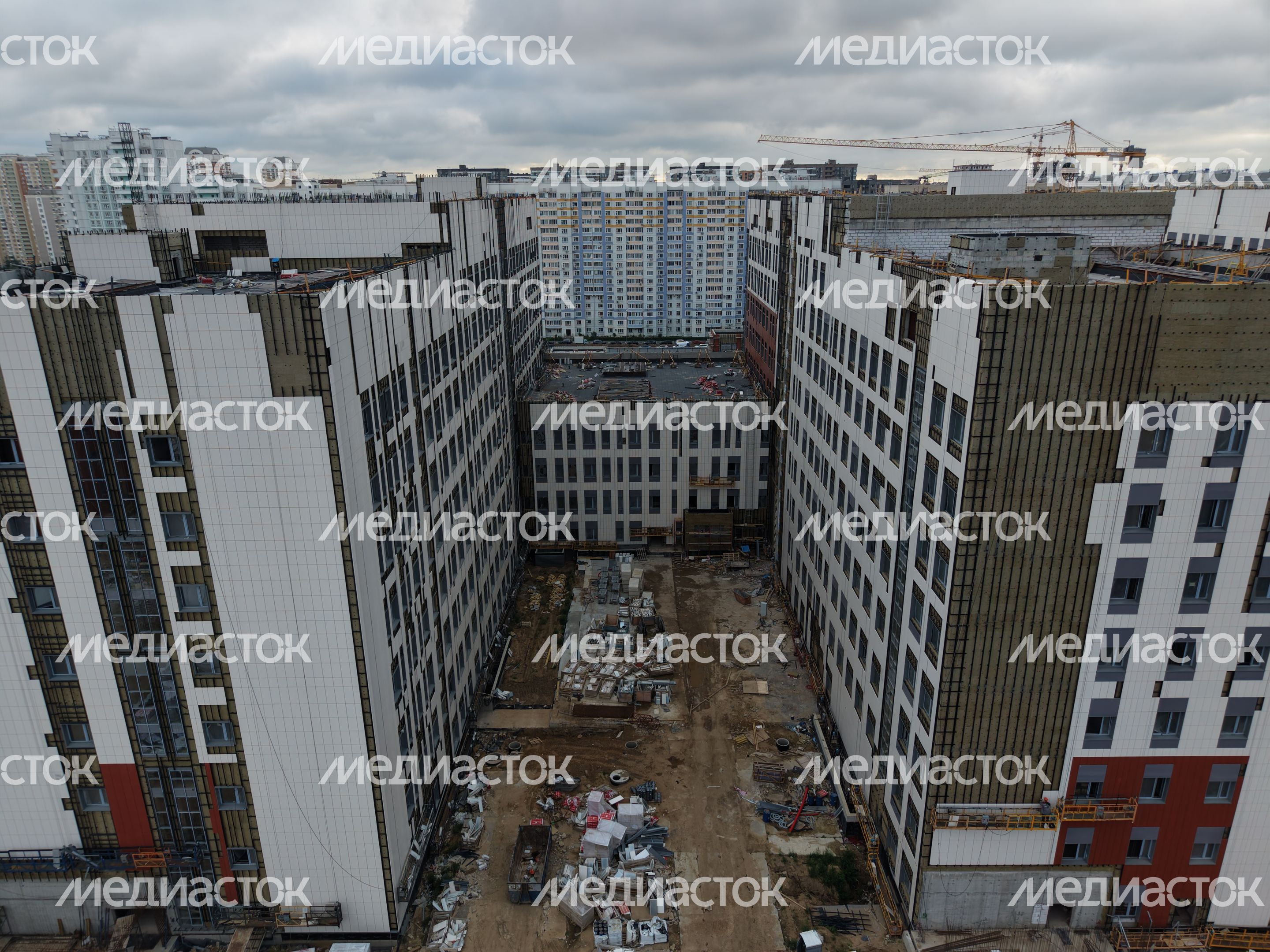 Строительство многопрофильной больницы в микрорайоне Ольгино города Балашиха Строительство многопрофильной больницы в микрорайоне Ольгино города Балашиха