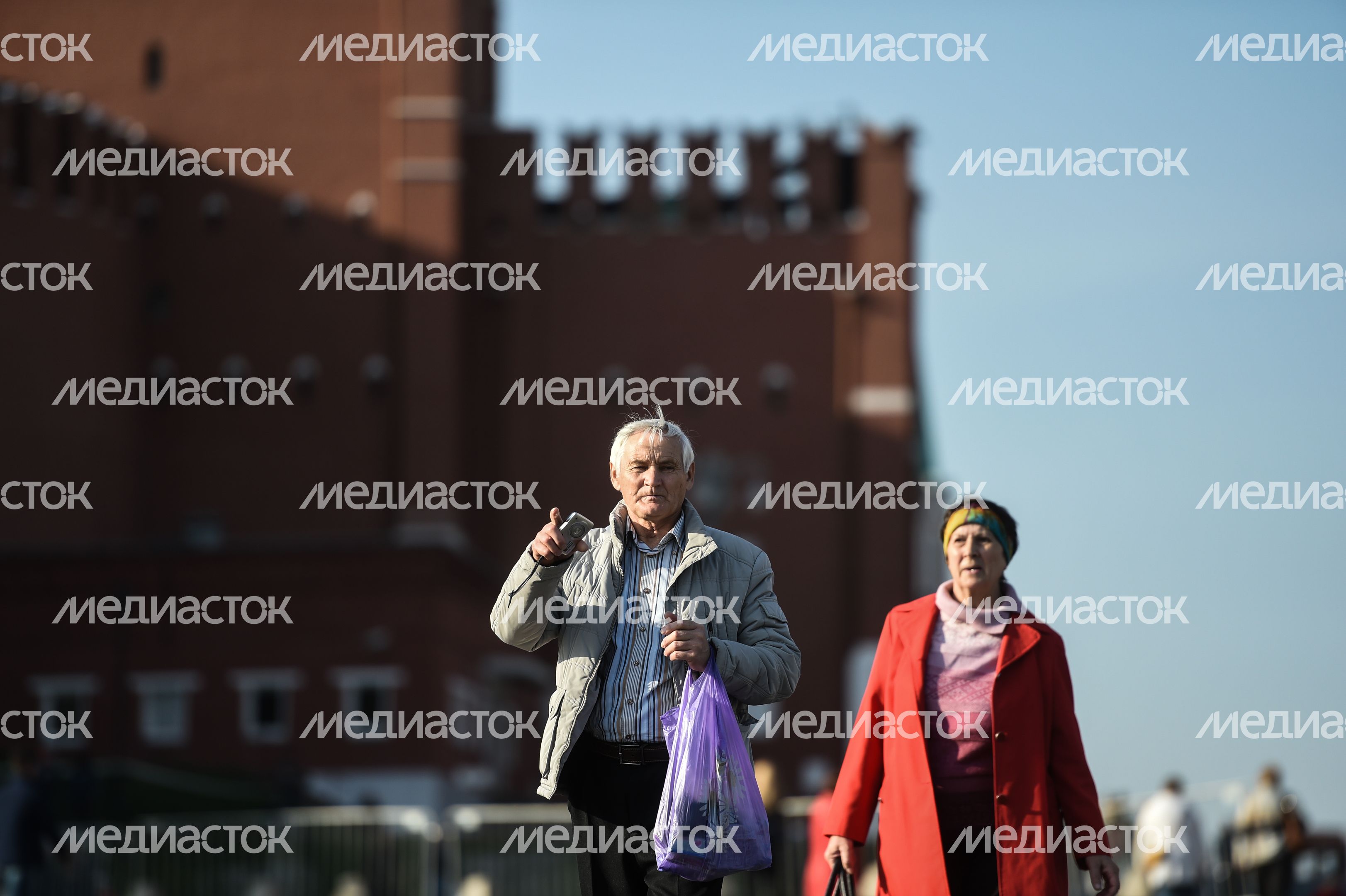 Пенсионеры в Москве