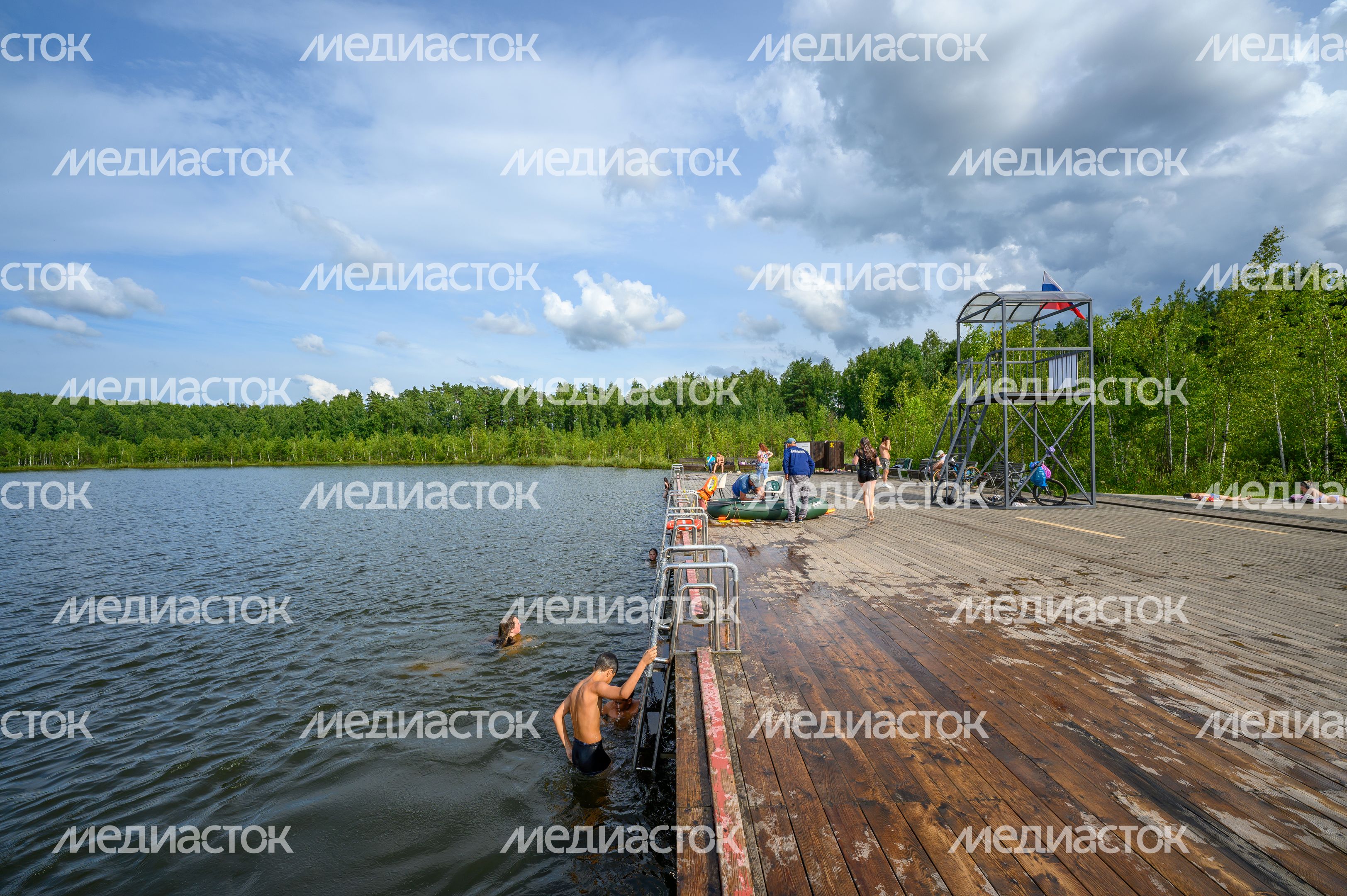 Озеро Бабошкино в Балашихе. Лето Озеро Бабошкино в Балашихе. Лето