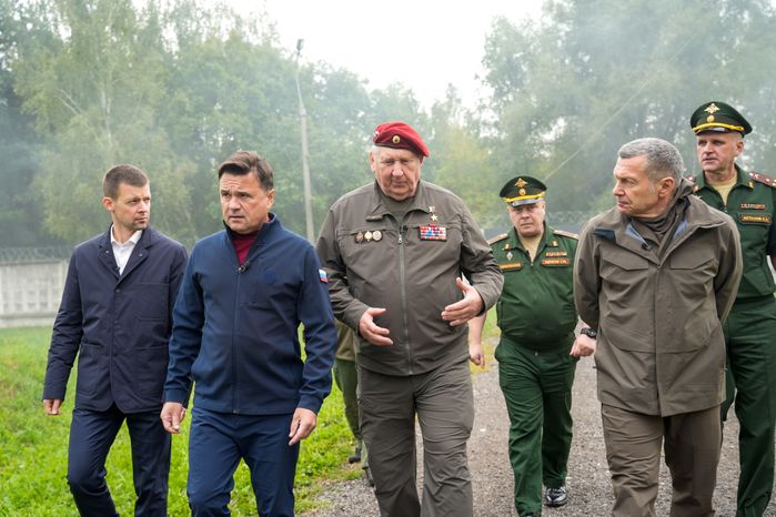 Андрей Воробьев и Владимир Соловьев посетили центр спецподготовки "Витязь" в Балашихе