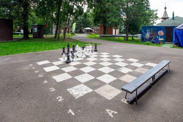 Ростовые шахматы в Лосино-Петровском парке