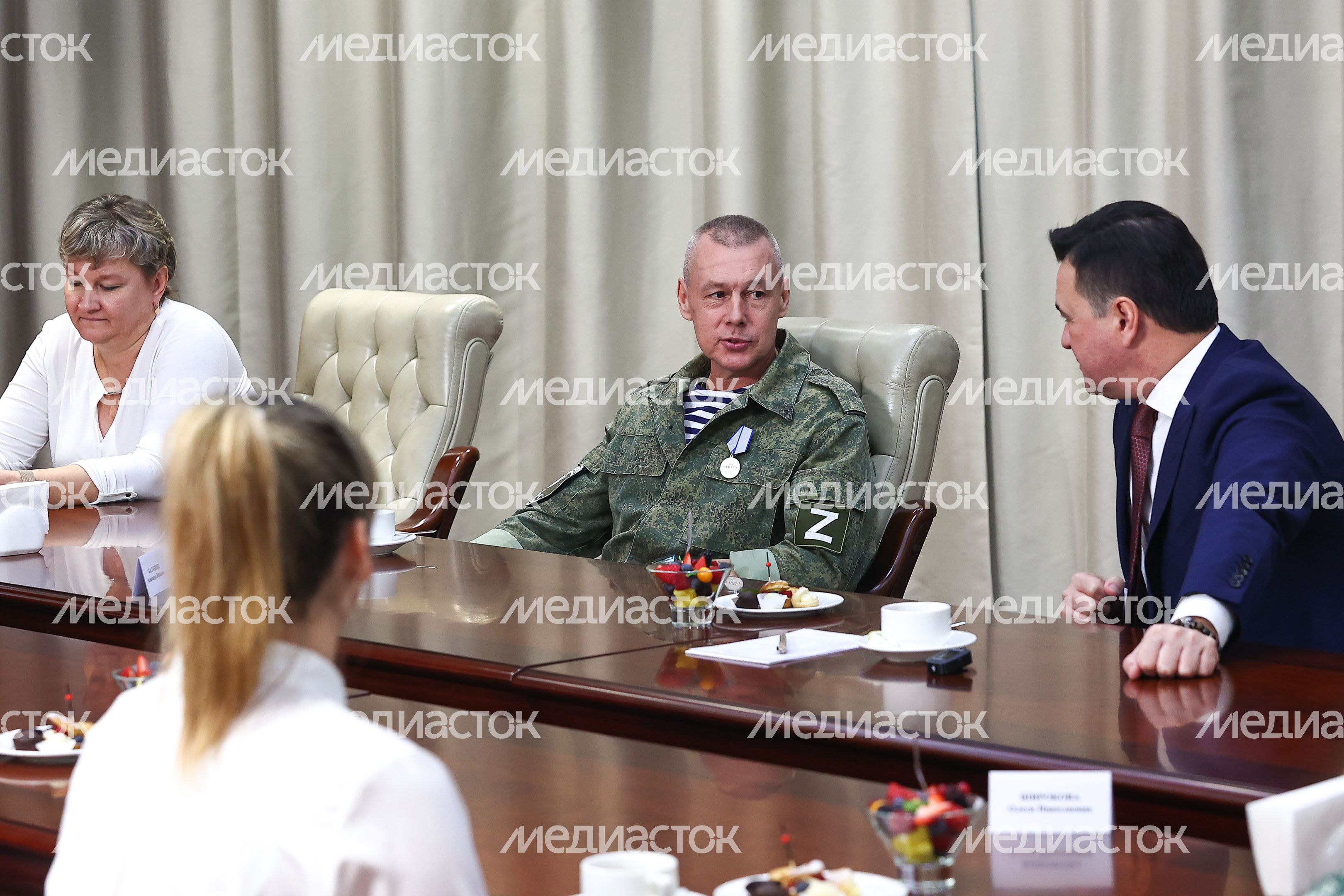 Вручение губернатором Подмосковья государственных наград участникам СВО