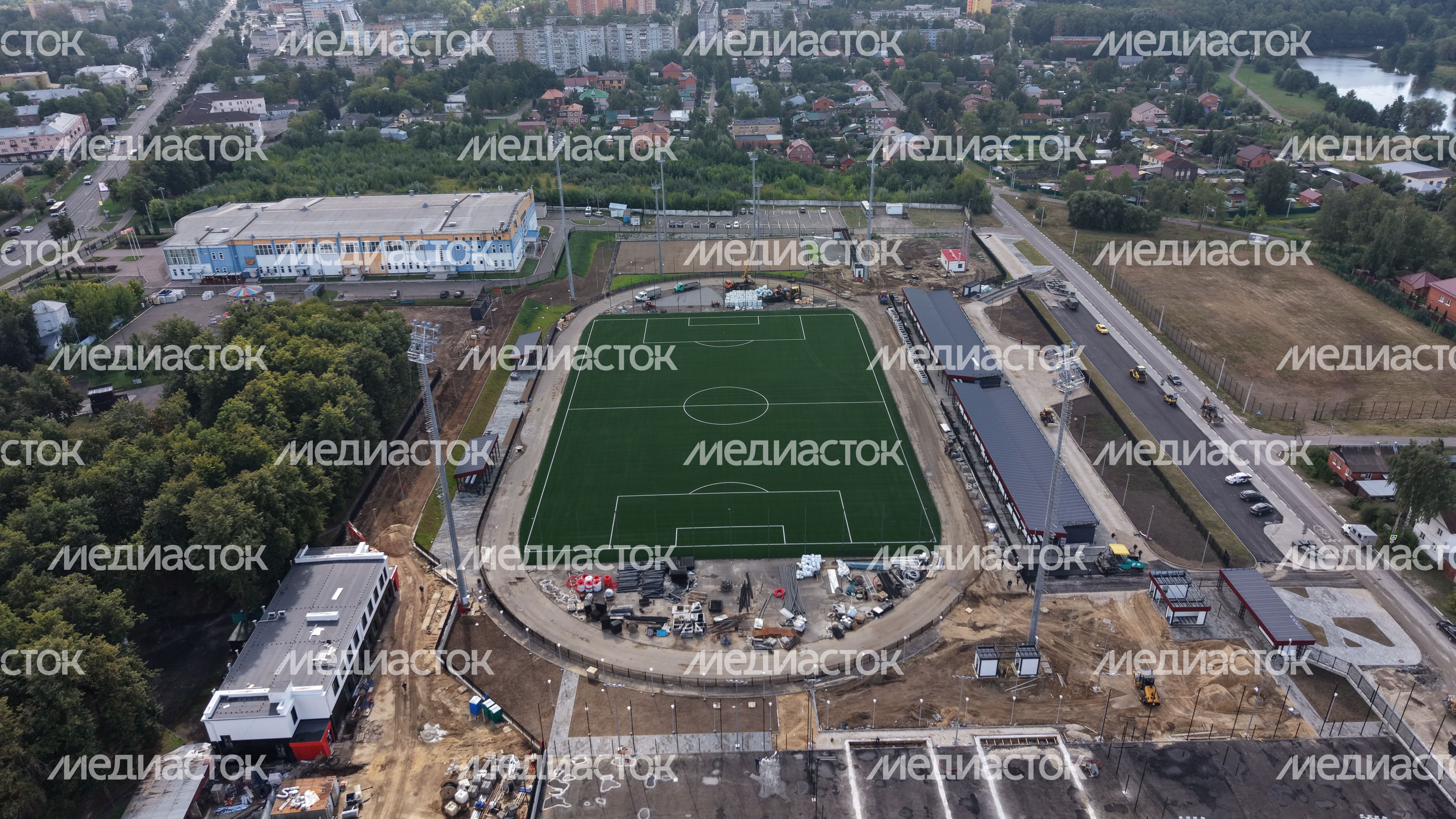 Реконструкция стадиона "Мещера" в Егорьевске