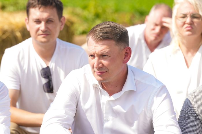 Александр Двойных на агропромышленной выставке "День поля Московской области"