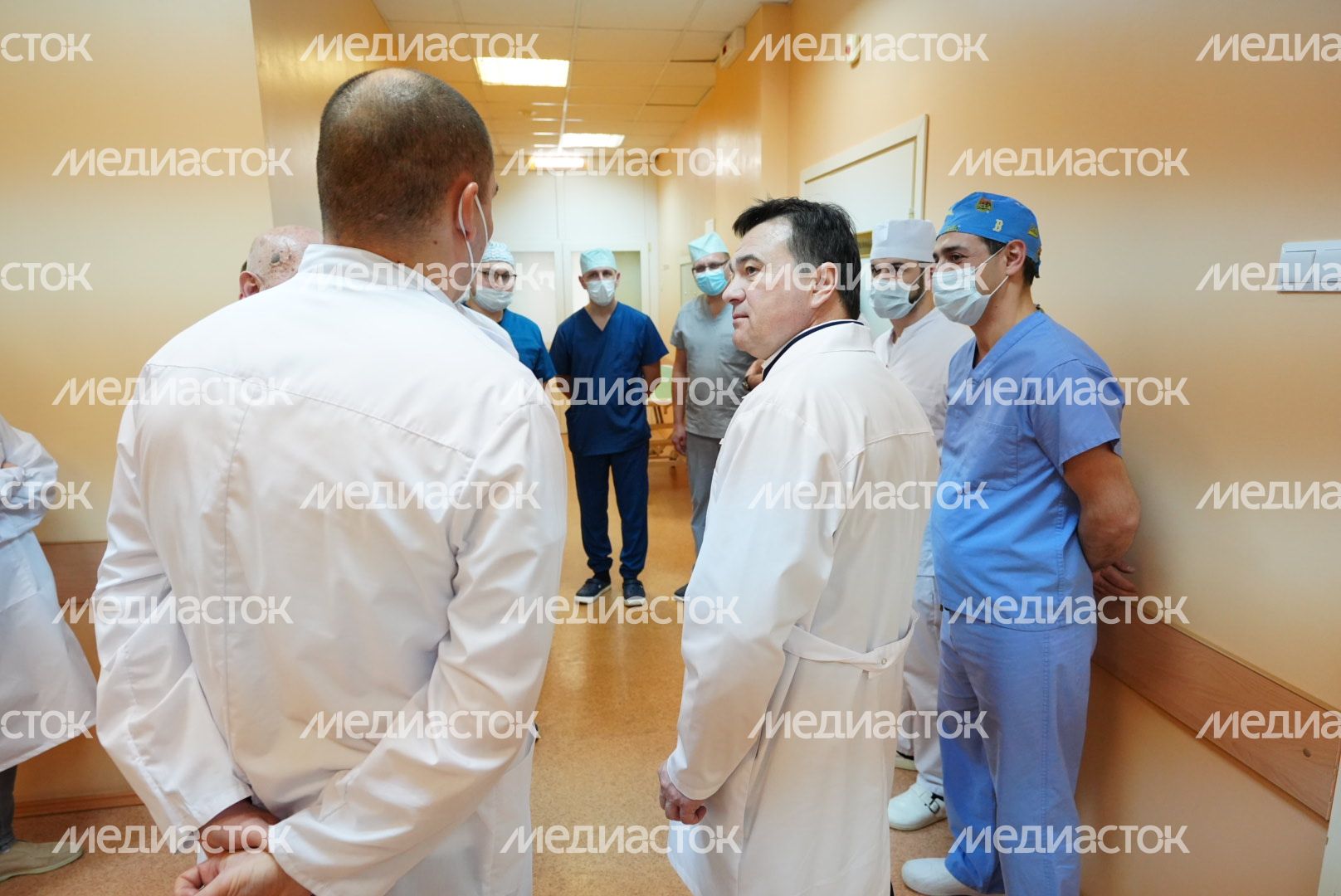 Посещение Губернатором Подмосковья Воскресенской областной больницы