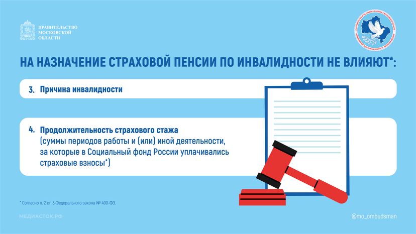 Какой стаж нужен для пенсии по инвалидности горизонталь 03
