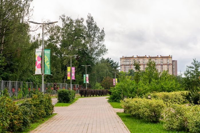 Парк «Подрезково» летом в Химках