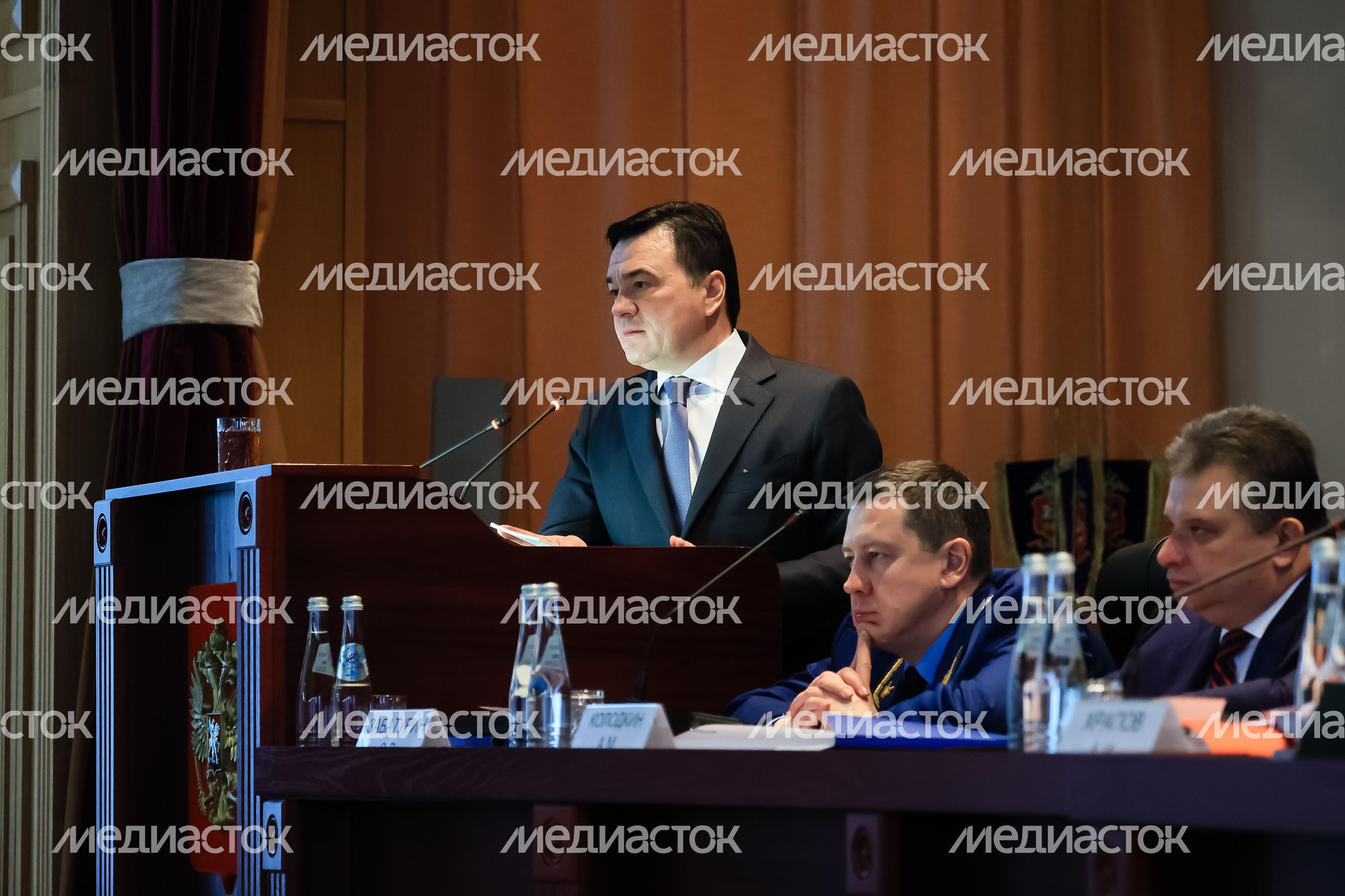 Посещение губернатором Коллегии МВД РФ по Московской области