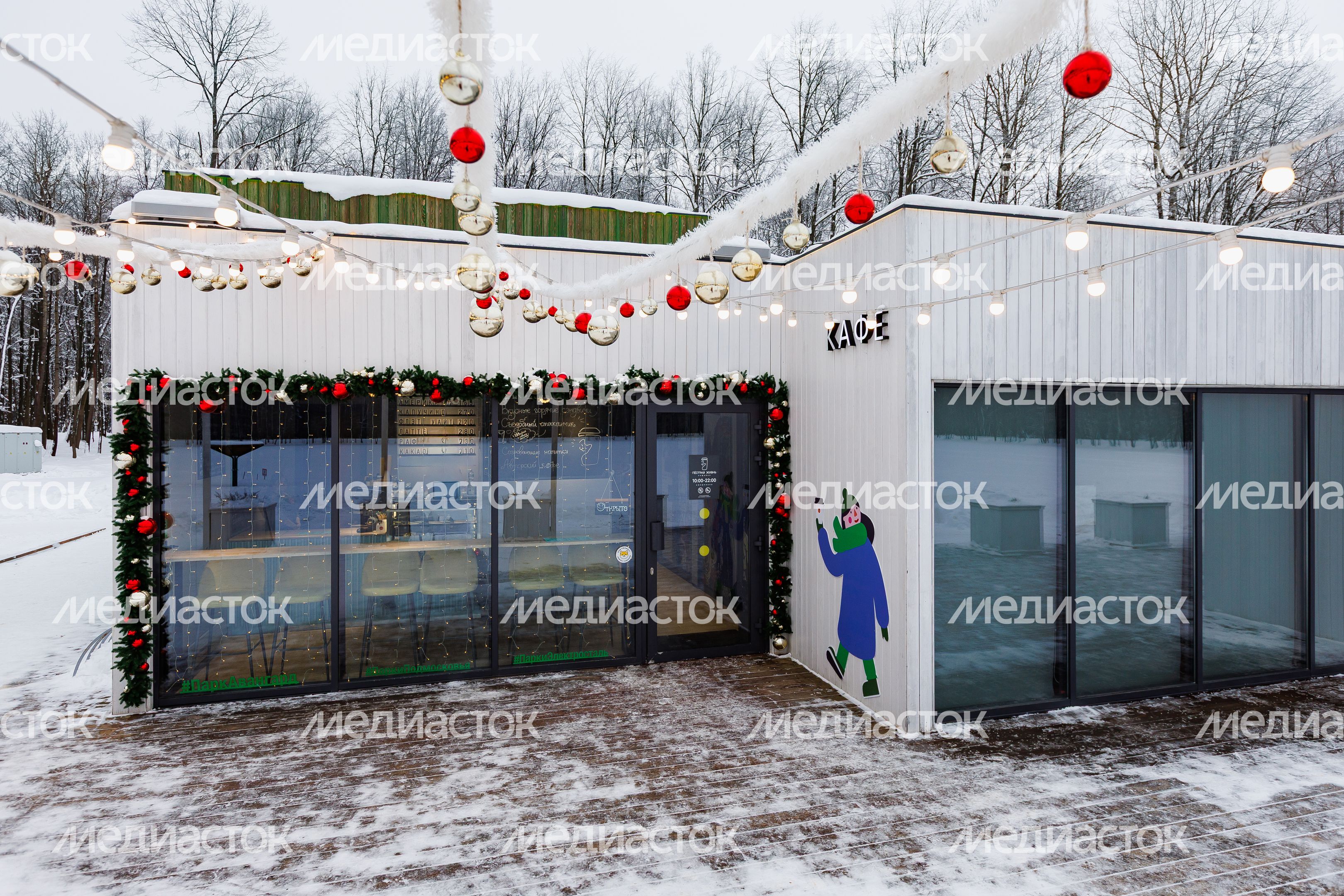 Парк "Авангард" в Электростали. Зима