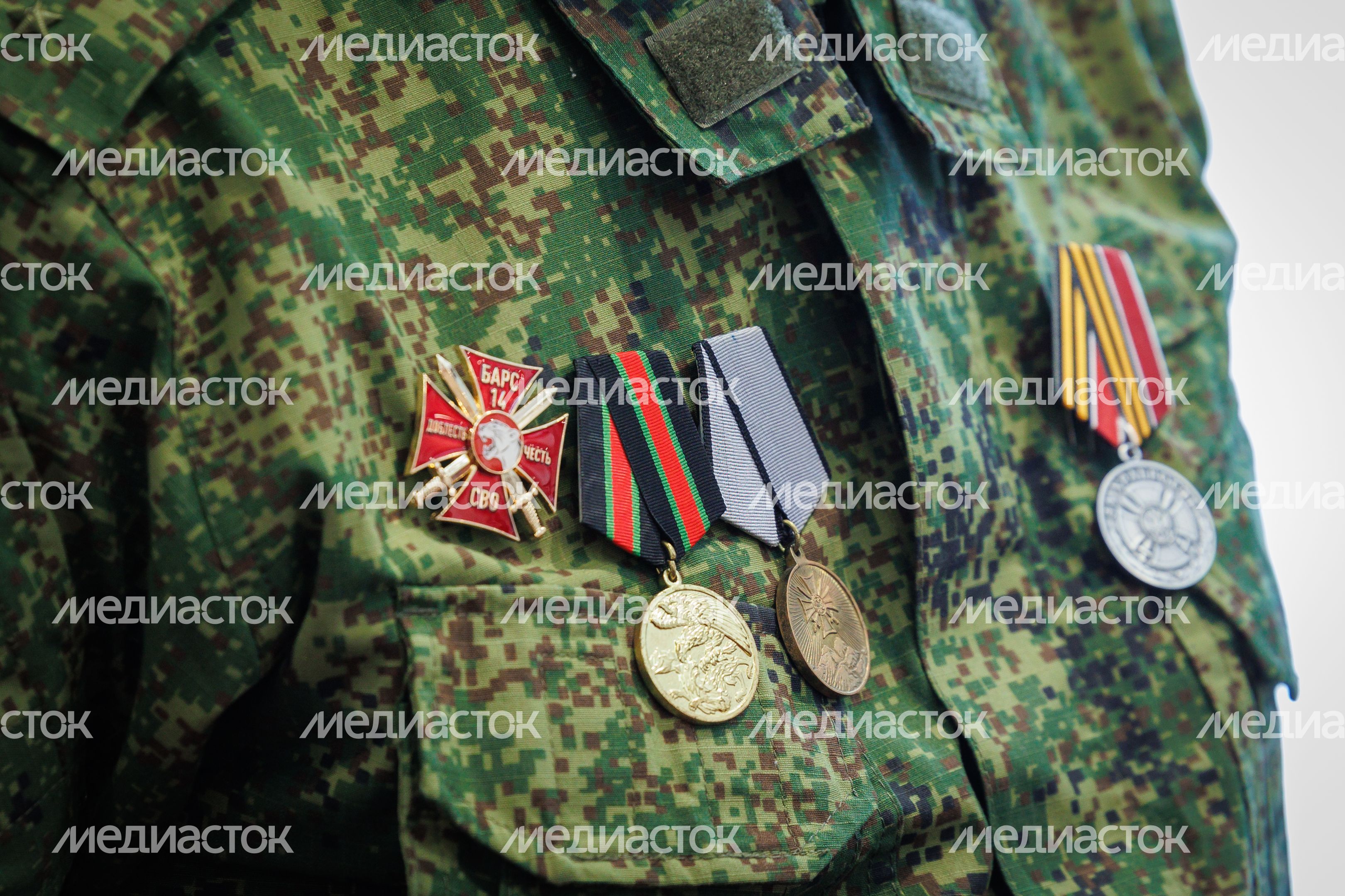 Бойцам подразделения БАРС вручили медали "За храбрость" II степени Бойцам подразделения БАРС вручили медали "За храбрость" II степени