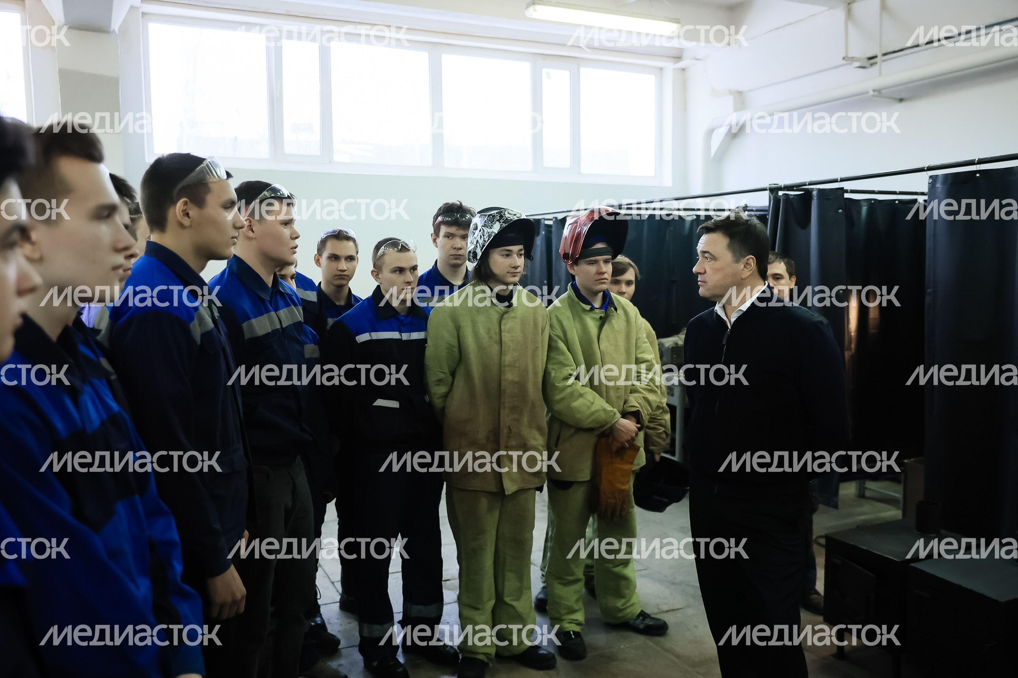 Посещение Губернатором Павлово-Посадского Техникума
