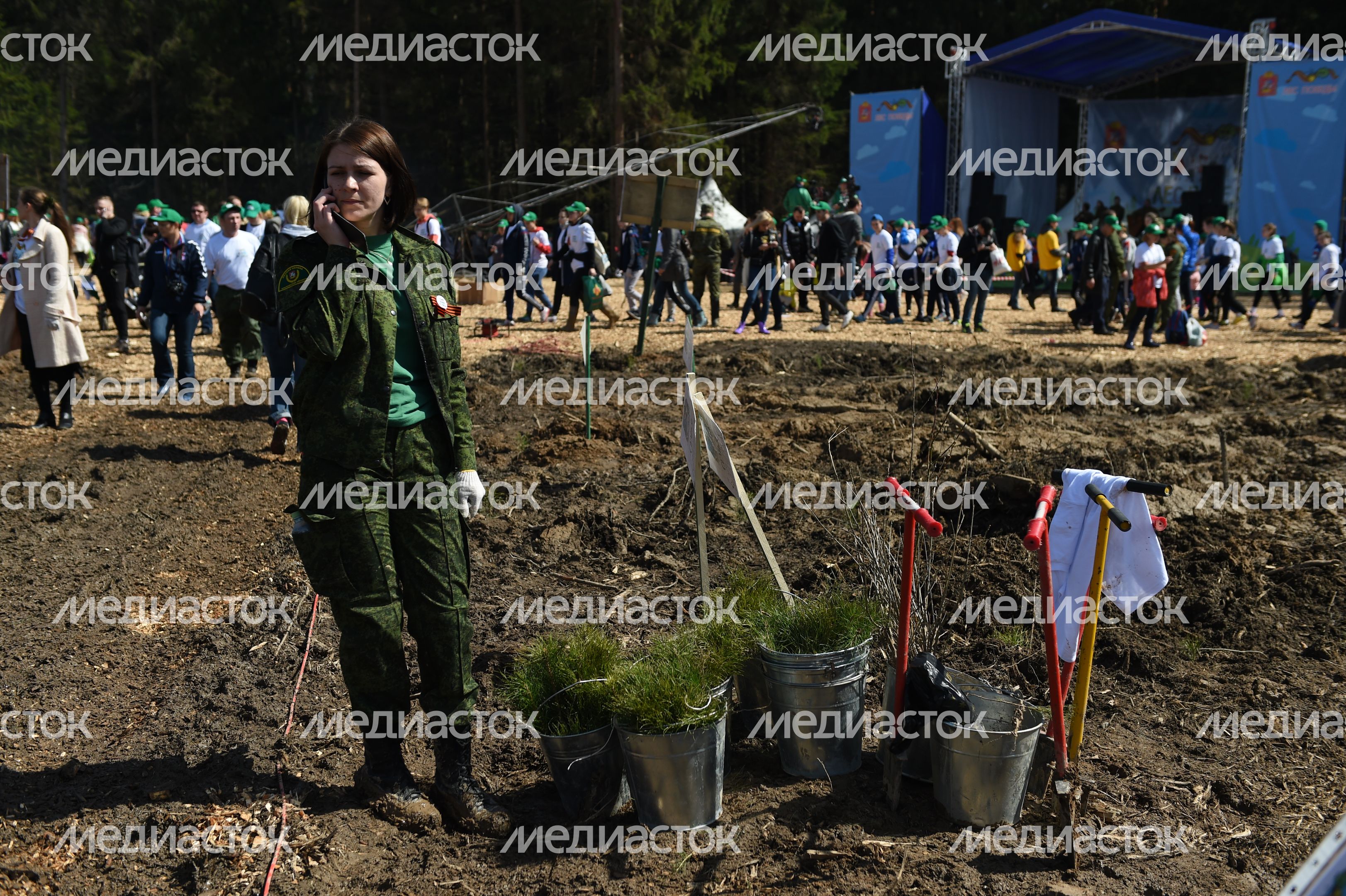 Общеобластная акция «Лес Победы» на центральной площадке в г. о. Истра Общеобластная акция «Лес Победы» на центральной площадке в г. о. Истра