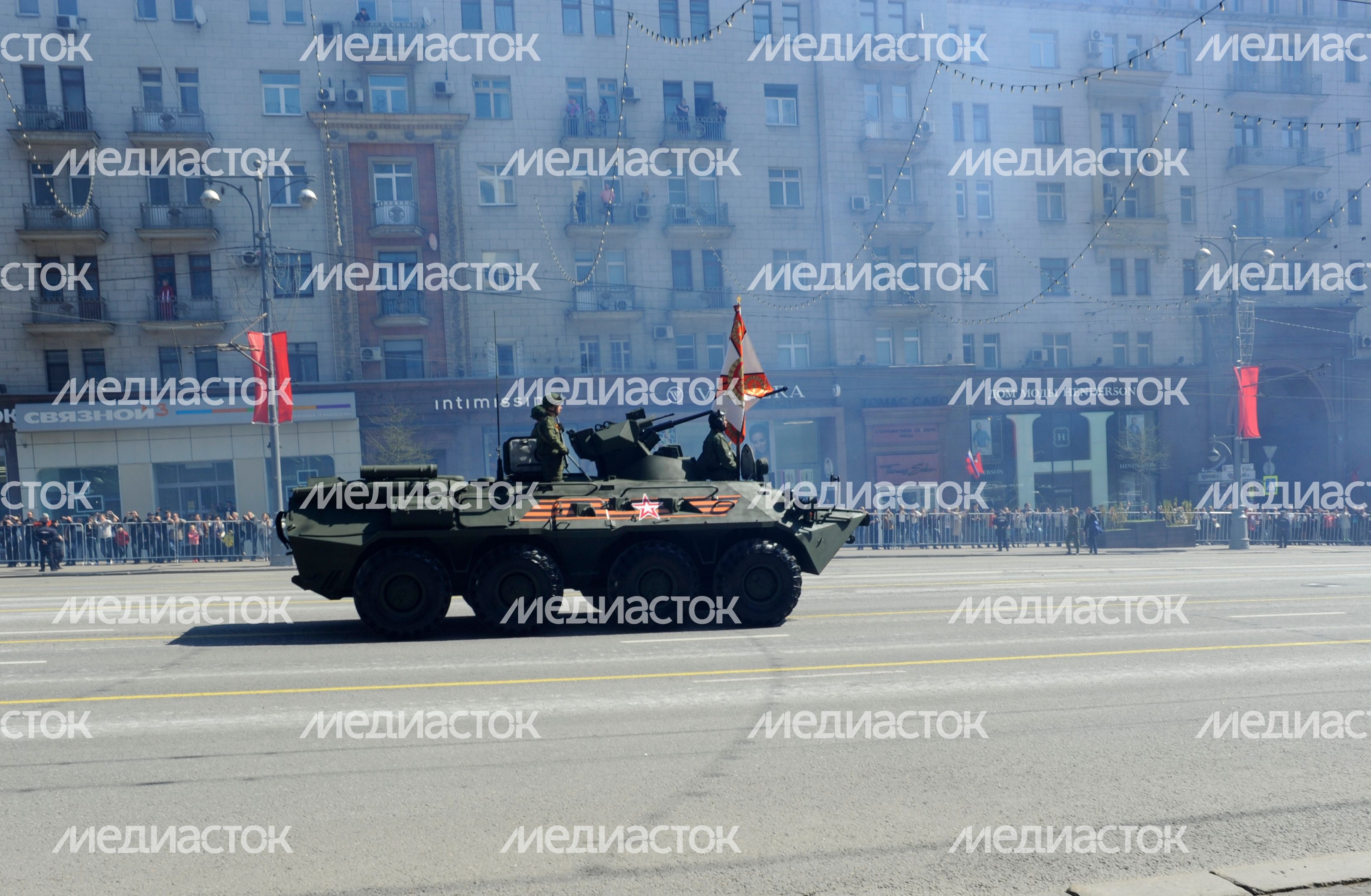 Генеральная репетиция парада Победы на Красной площади