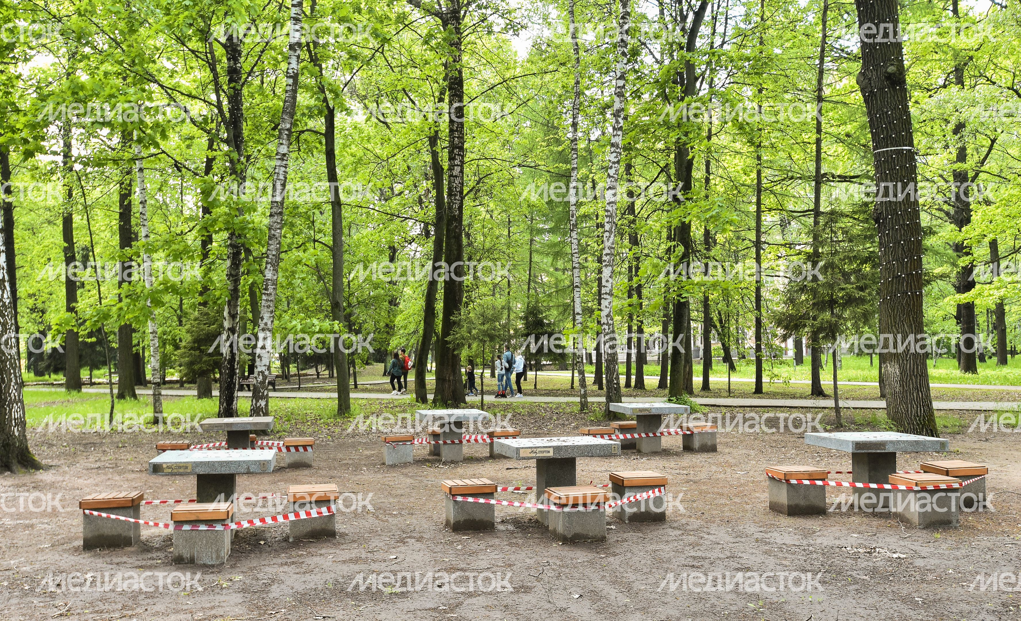 Открытие парков в Подмосковье
