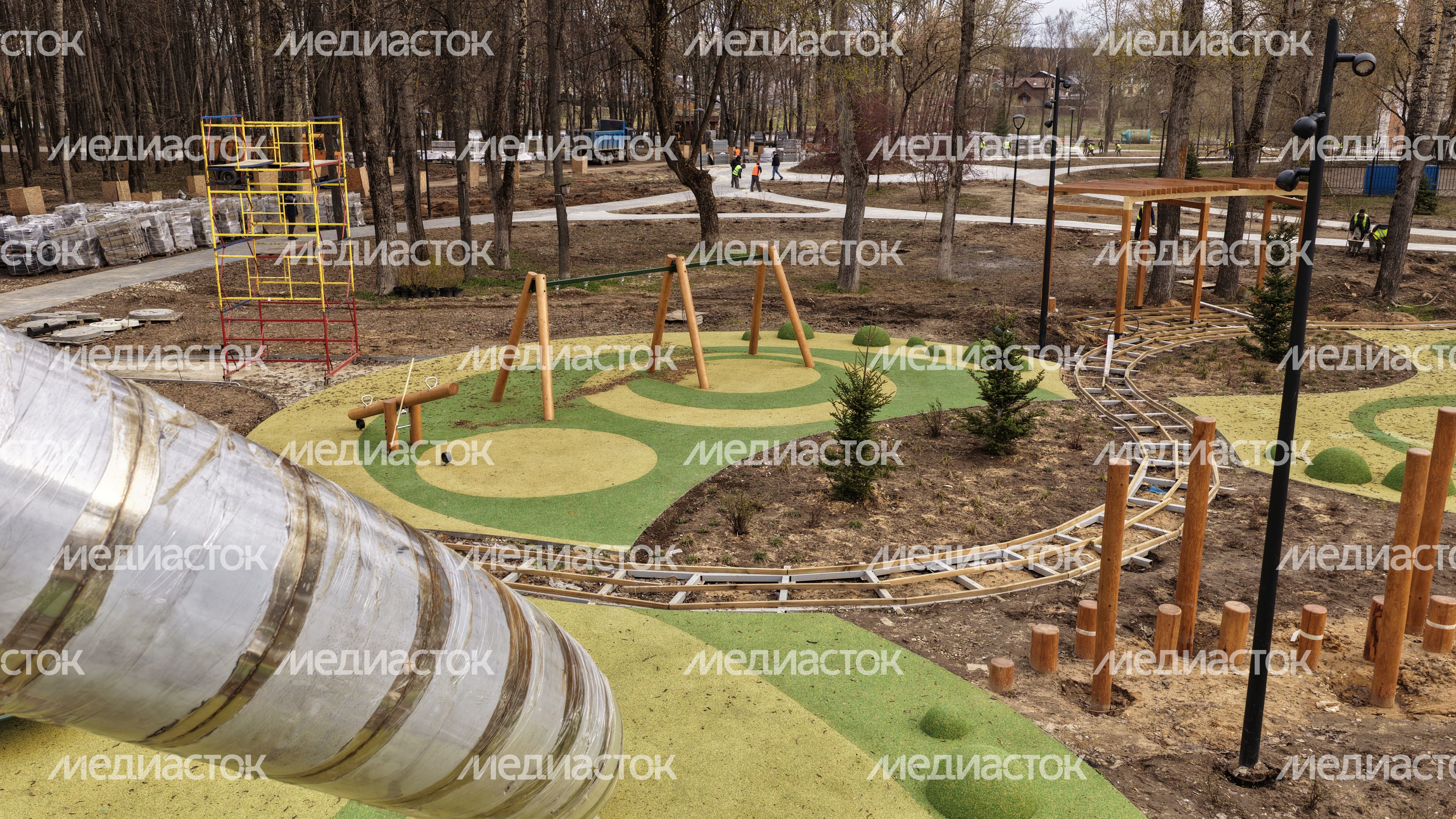 Благоустройство Центрального парка в Щелково