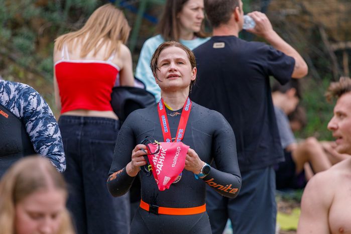 Заплыв на открытой воде Swimcup на Кореневском карьере в Люберцах