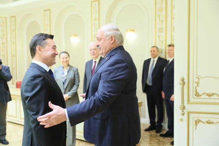 Андрей Воробьев и Александр Лукашенко