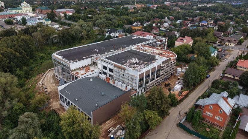 В Клину продолжается масштабная реконструкция спортшколы олимпийского резерва