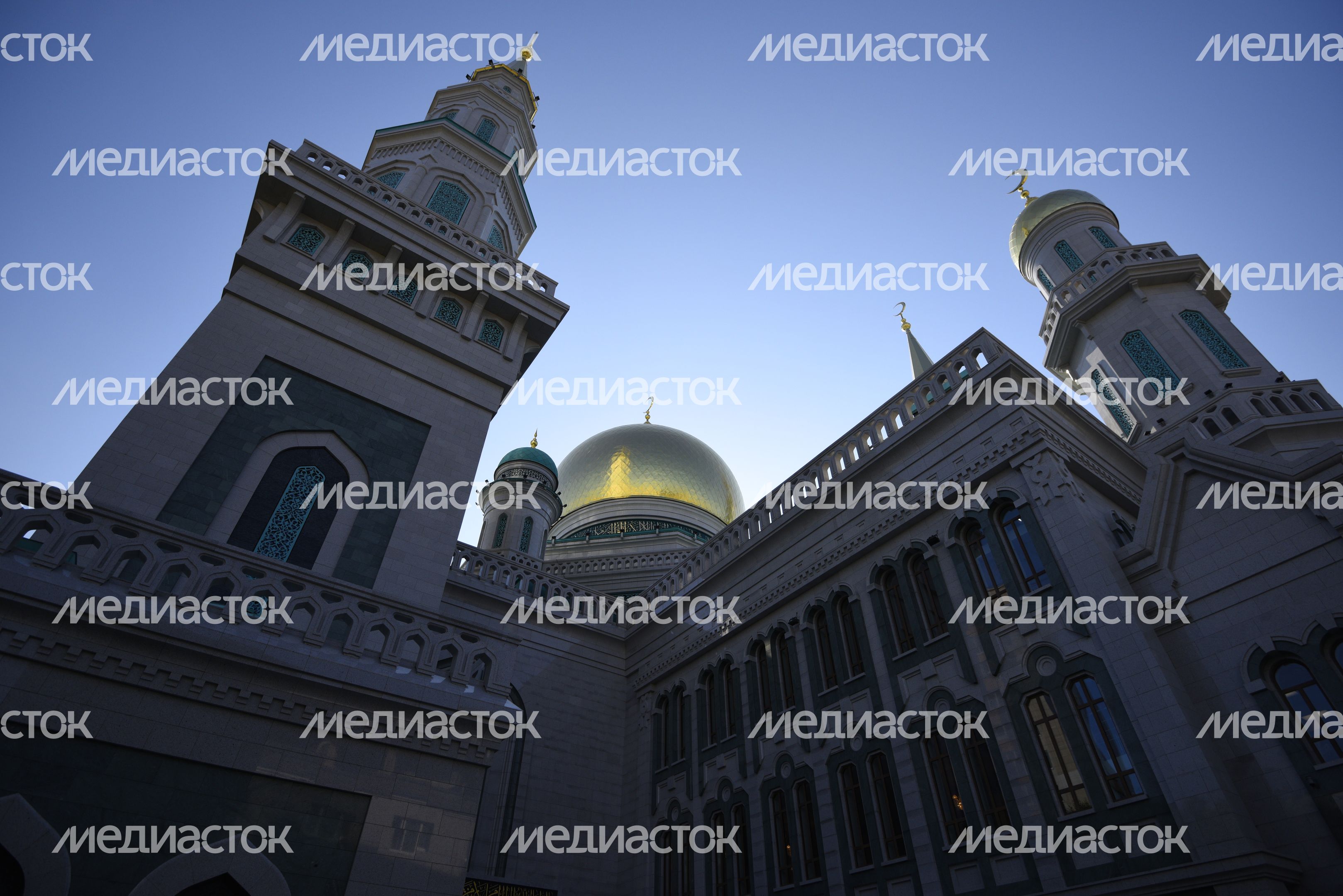 Открытие Соборной мечети после реконструкции в Москве