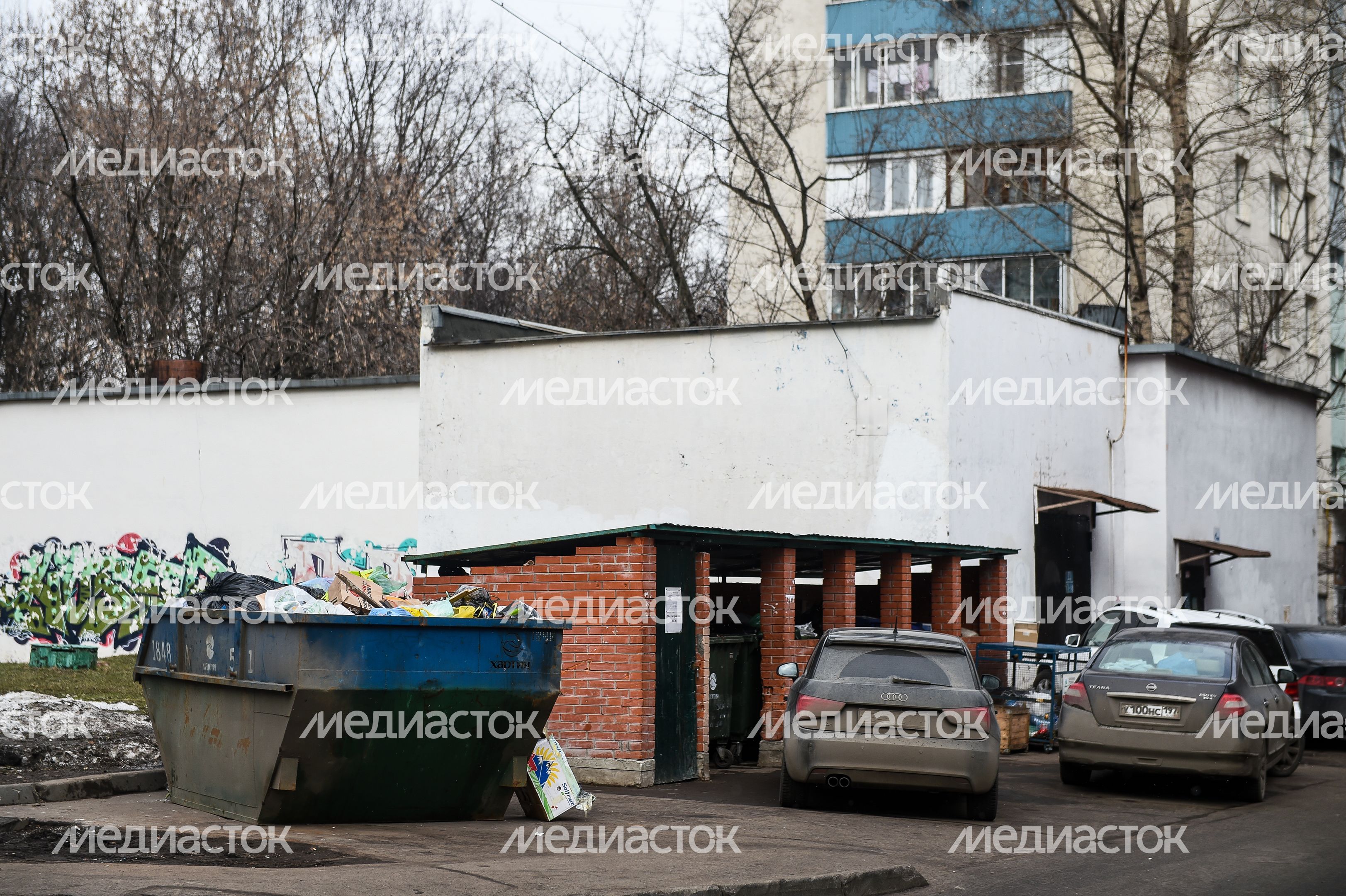 Места сбора Бытовых отходов в Москве