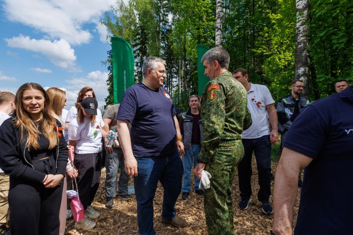 Кирилл Григорьев с командой принял участие во Всероссийской акции «Сад памяти»