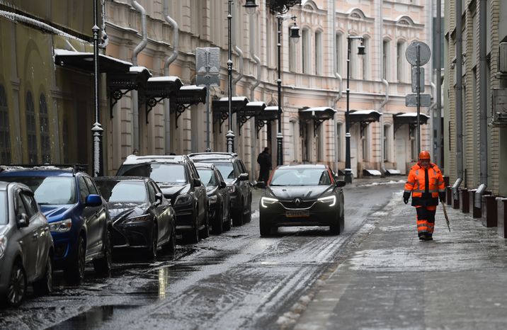 Снежная погода в Москве