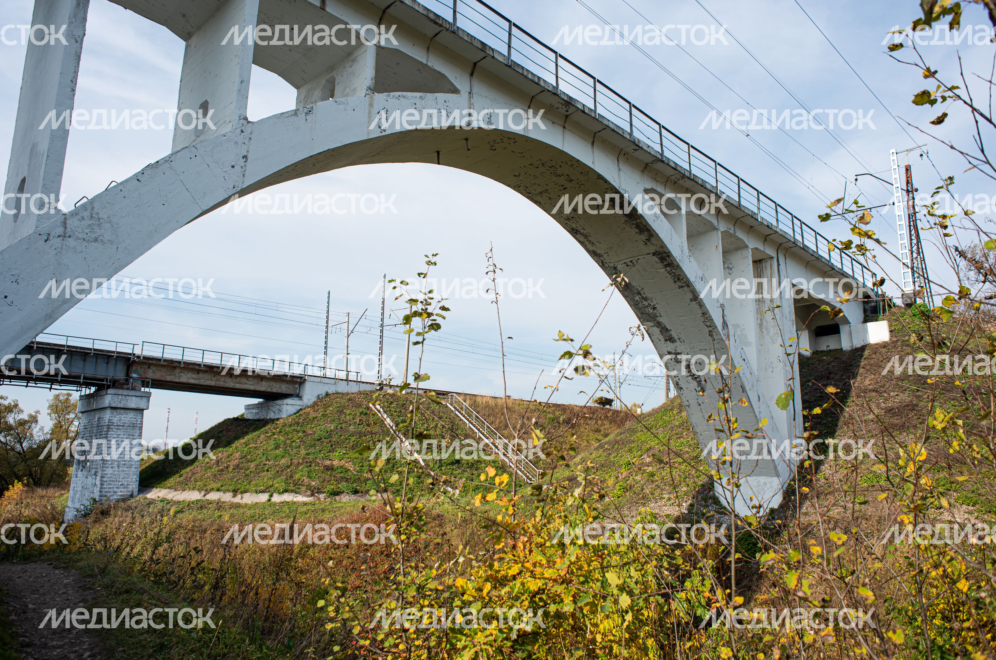 Железнодорожный мост у станции Барыбино