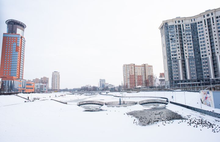 Зимние виды города Щелково
