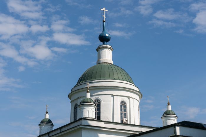 Храм Вознесения Господня в селе Борщево округа Клин